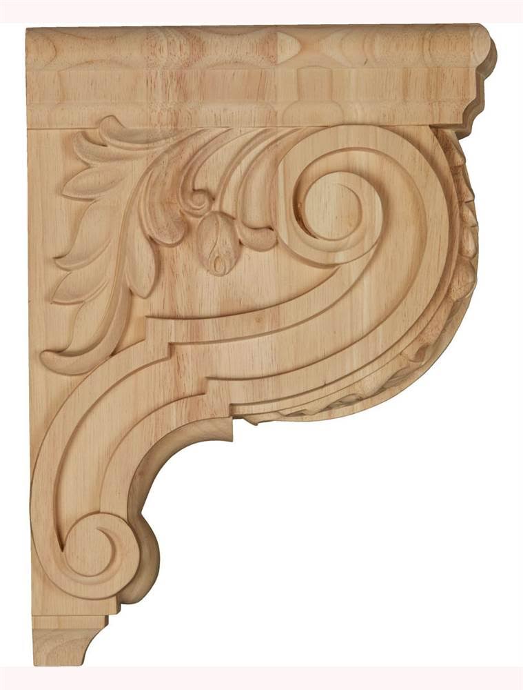 Large Wood Corbel Y6730