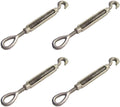 3/8 Inch x 6 Inches Galvanized Hook and Eye Turnbuckles Q698