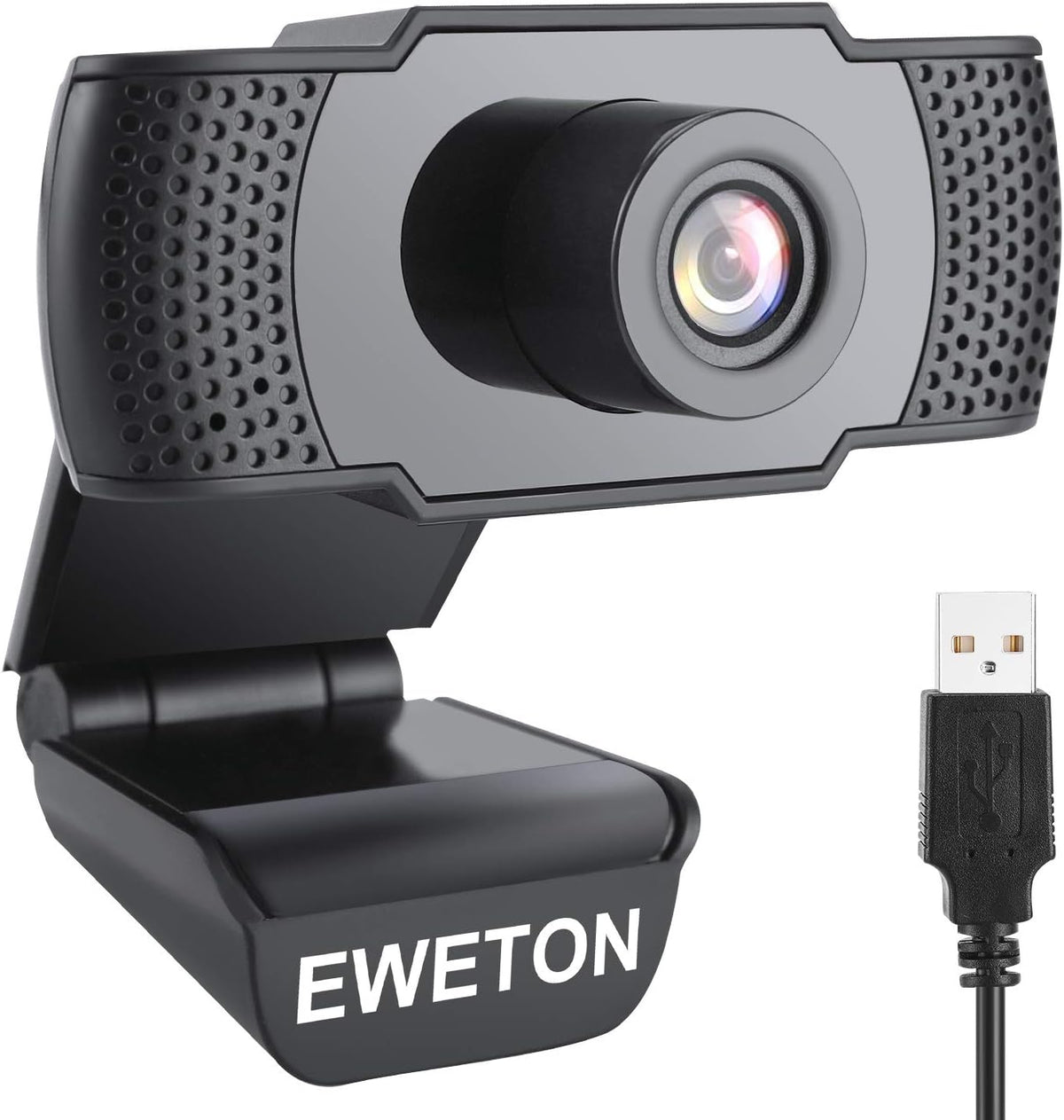 1080P Webcam with Microphone, USB 2.0 Computer Web Camera (Black) G3211