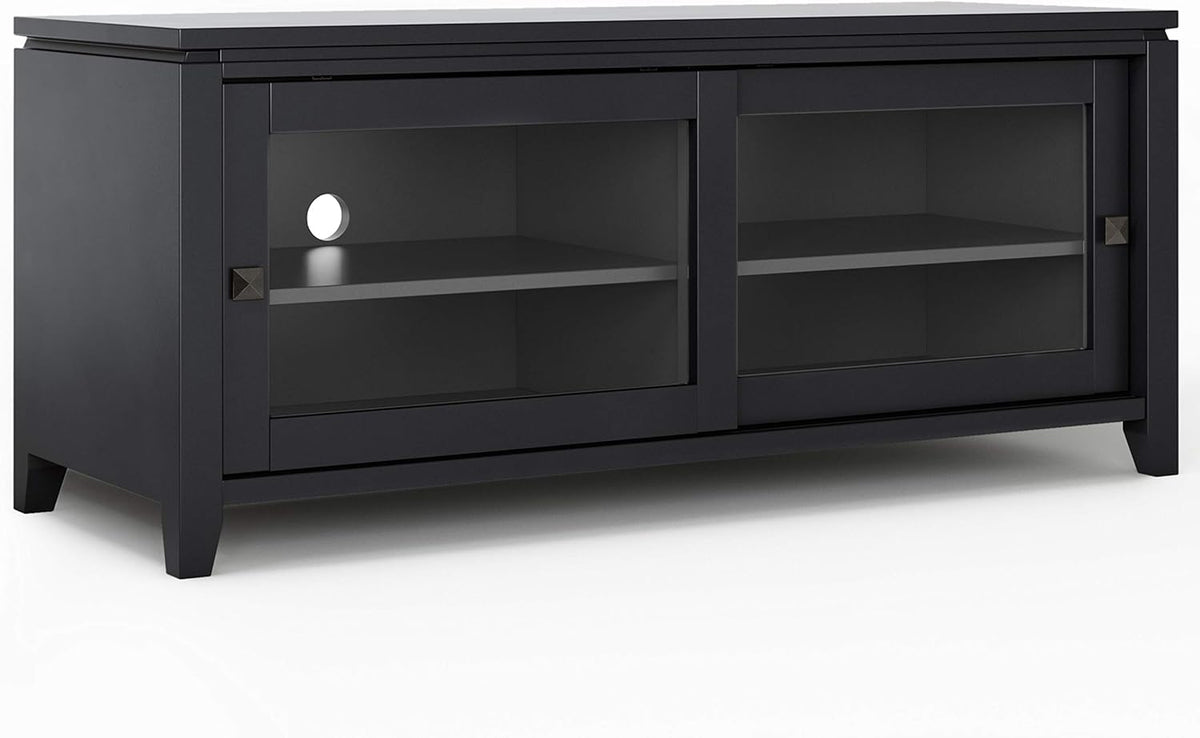 48 inch Solid Wood TV Media Stand in Farmhouse Grey X195515