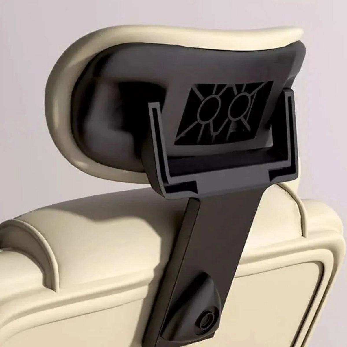 Leather Office Chair with Footrest and Wheels O360460