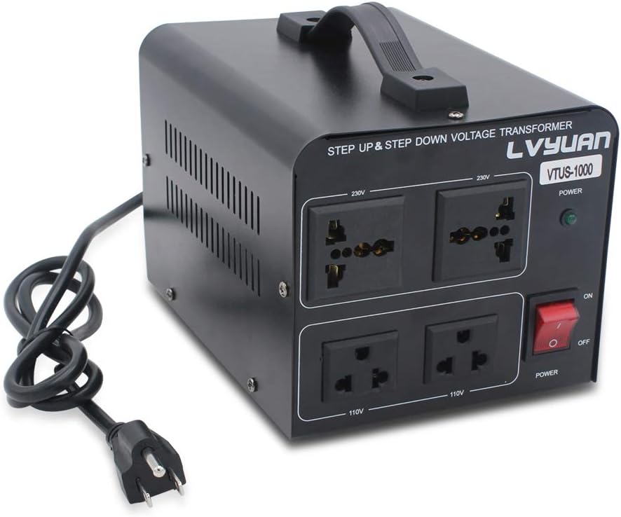 5000 Watt Voltage Converter Transformer with Circuit Breaker Protection K861817