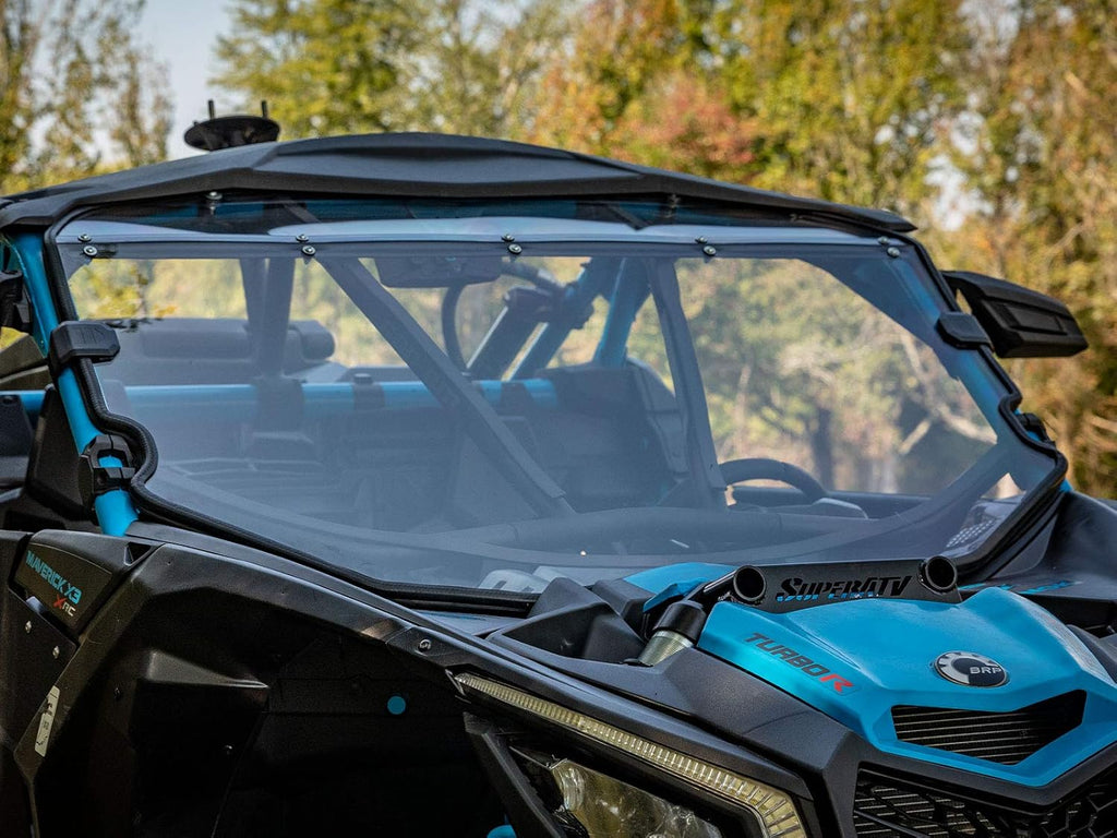 Heavy Duty Clear Full Windshield with Intrusion Bar, 1/4 Thick Polycarbonate R8068