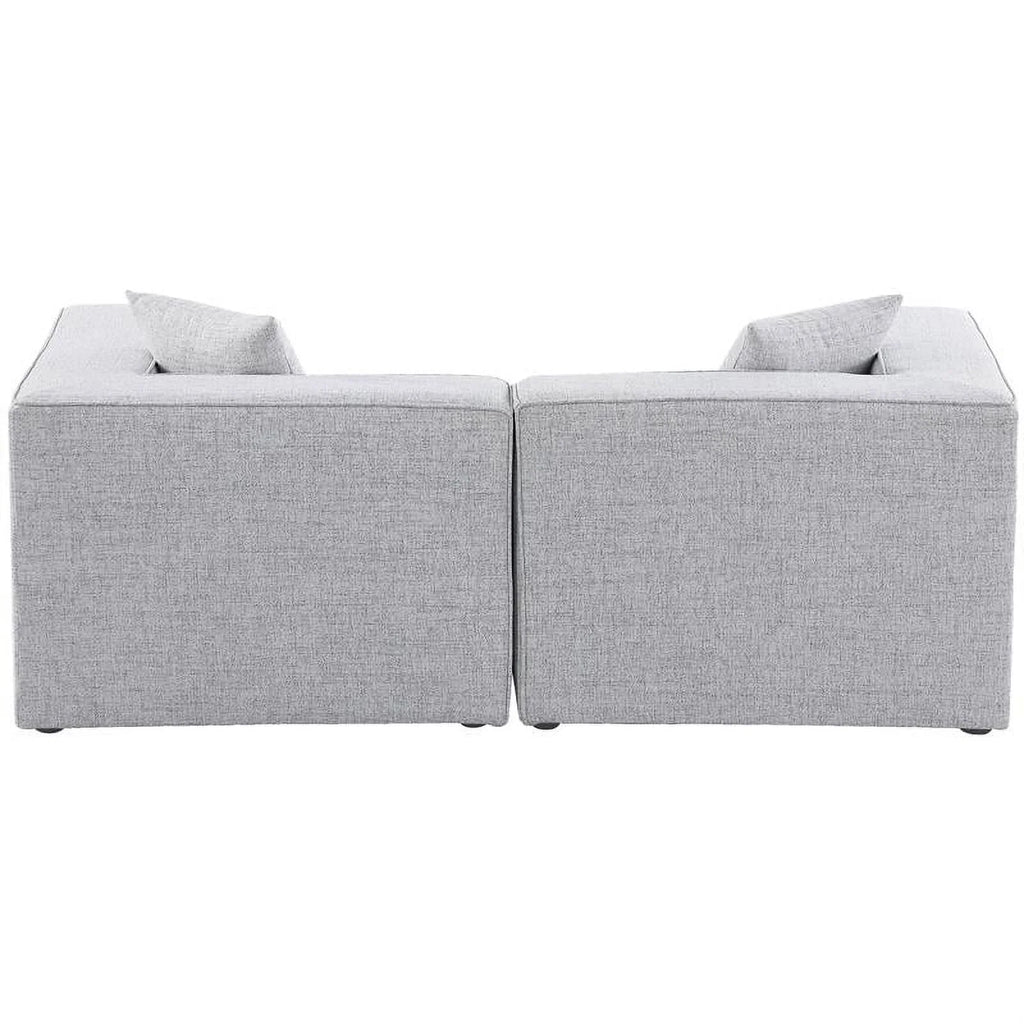 Grey Linen Modular Sofa F9227