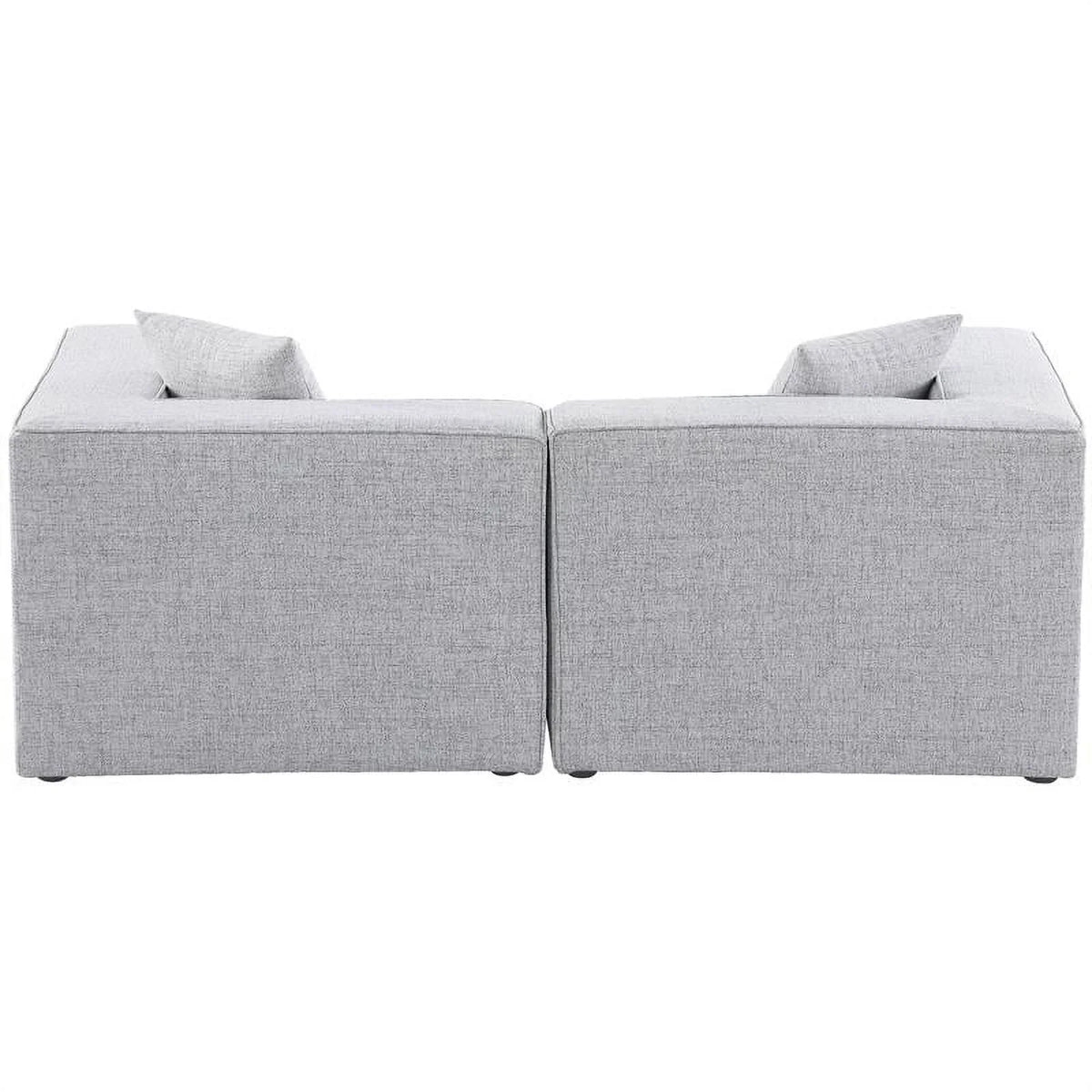 Grey Linen Modular Sofa F9227
