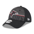 Black Atlanta Falcons 39THIRTY Flex Fit Hat V710586