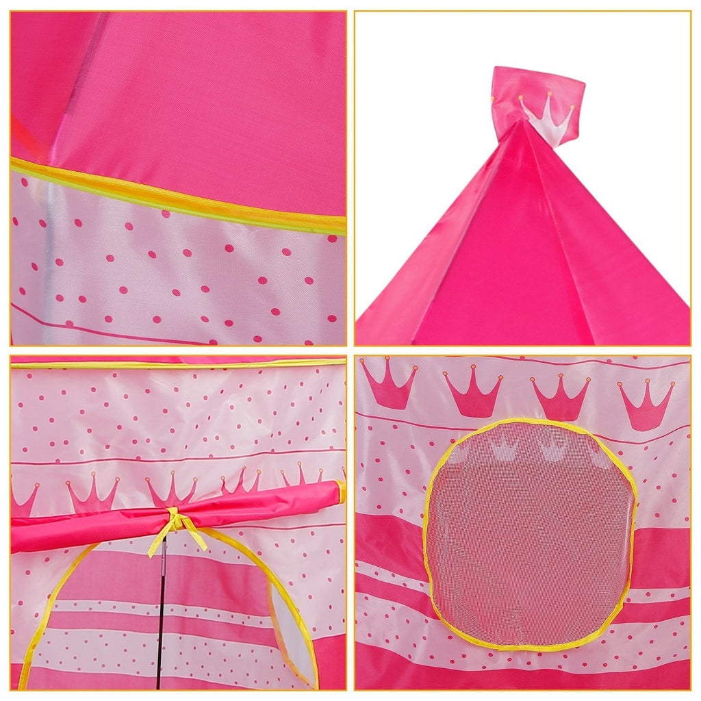 Kids Play Tent Pop Up Castle with Carry Bag J70123