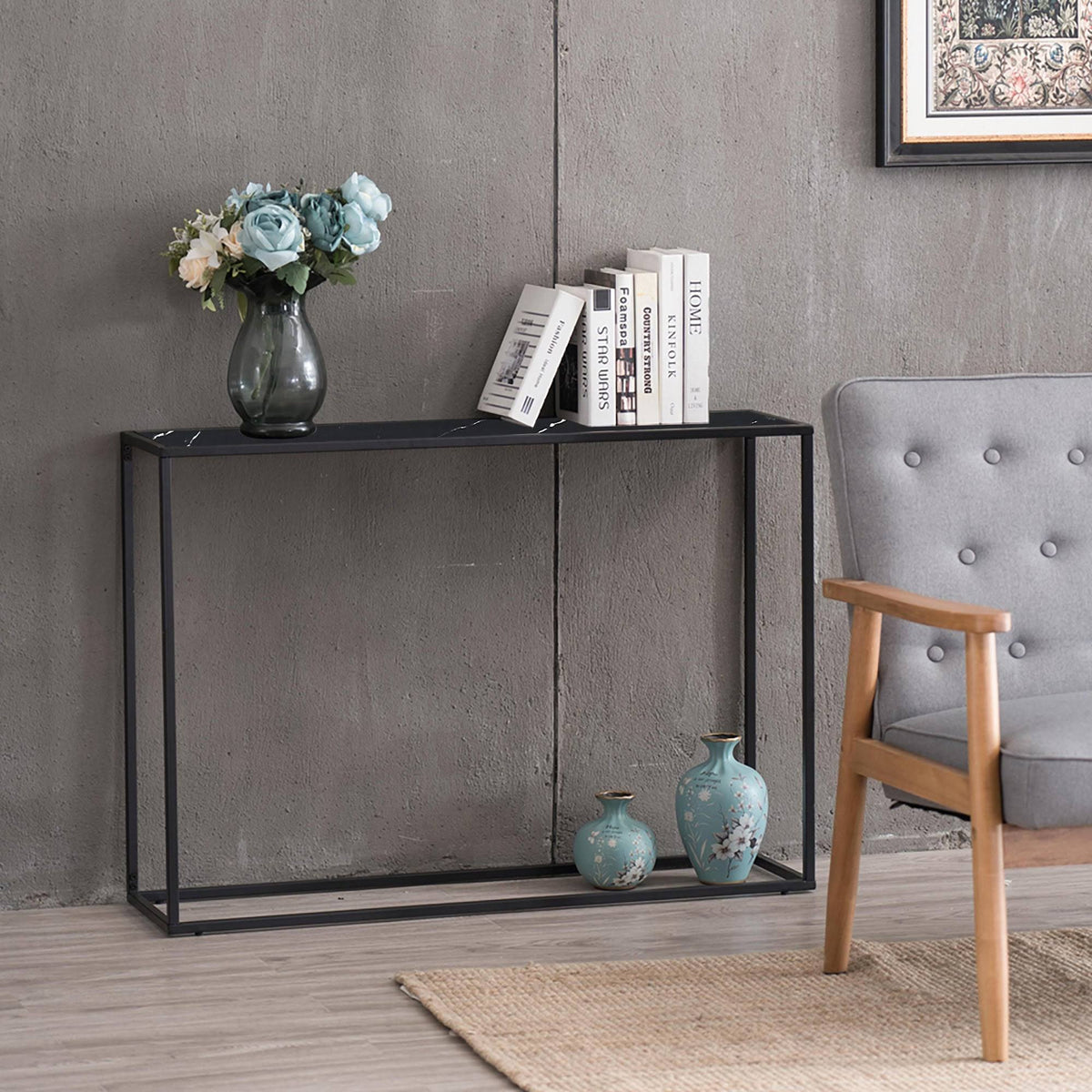 Black Console Table V82940