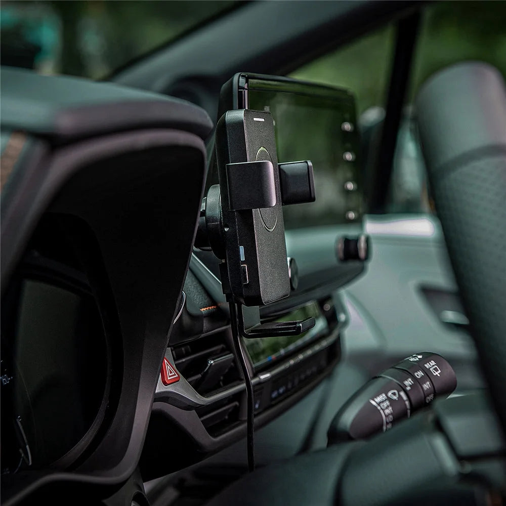 Black Wireless Charger Car Phone Holder R46432