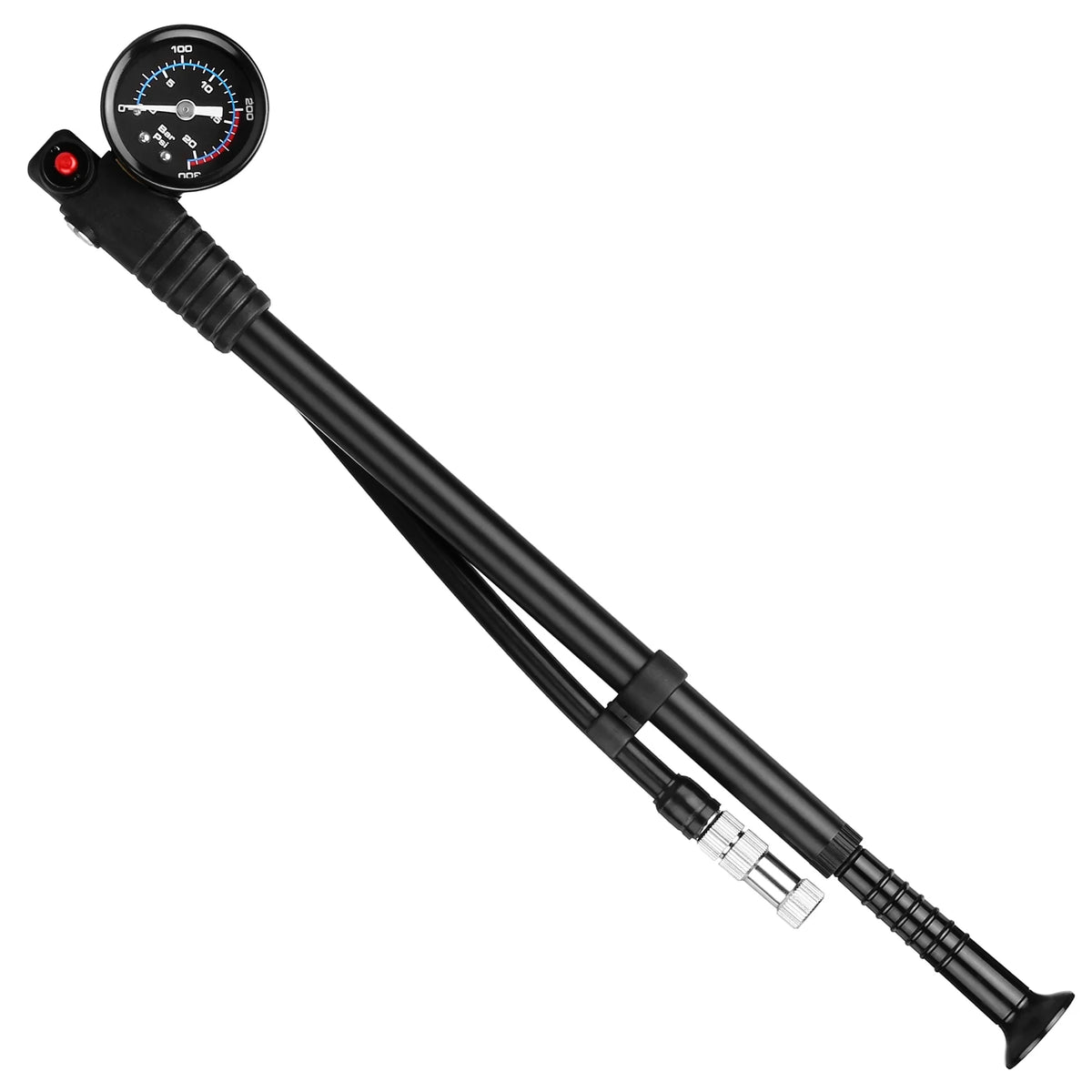 High Pressure 300 PSI Air Pump with Gauge W879