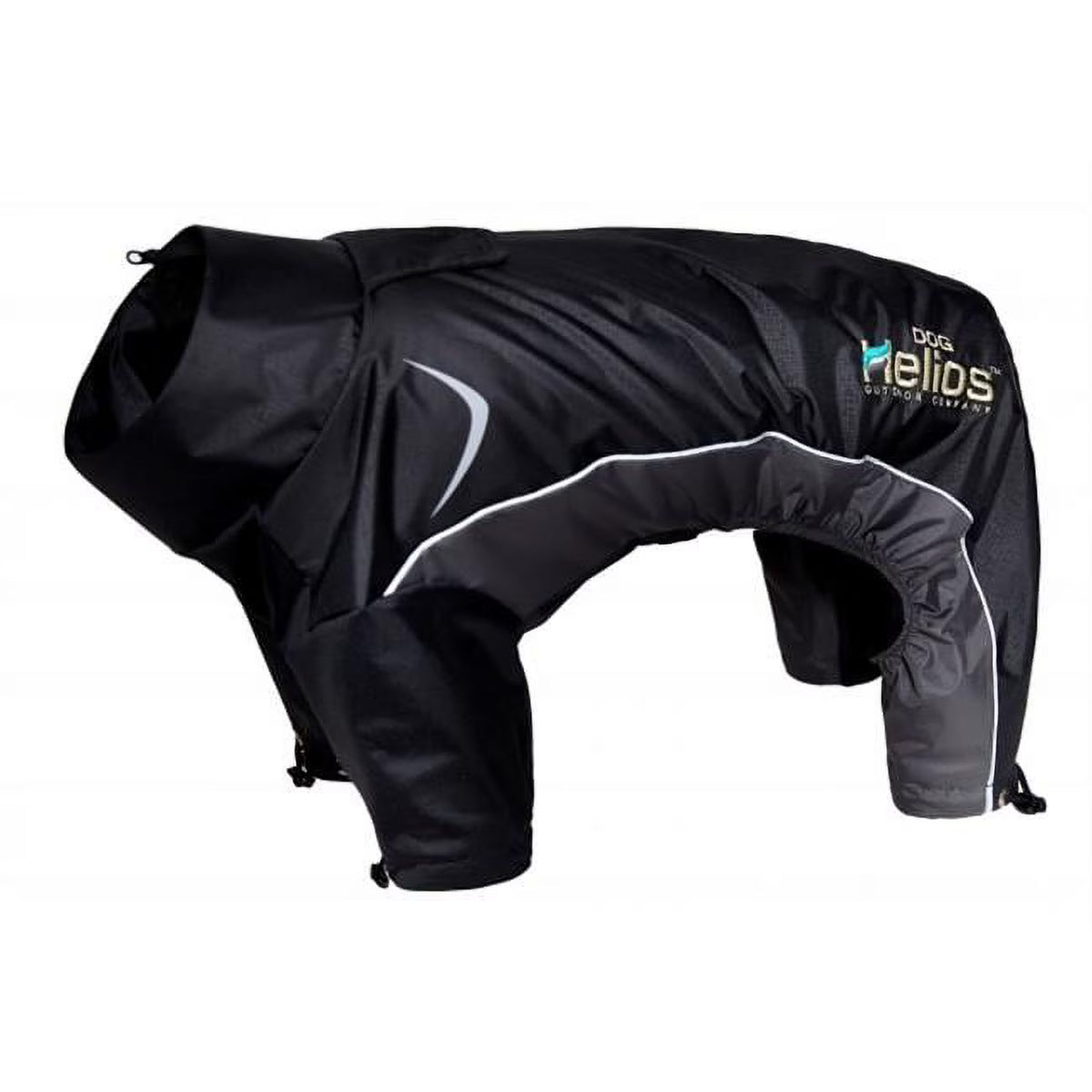 Black 3M Reflective Dog Jacket W27684
