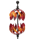 Red Double Flame Vertical Wind Spinner Q5748