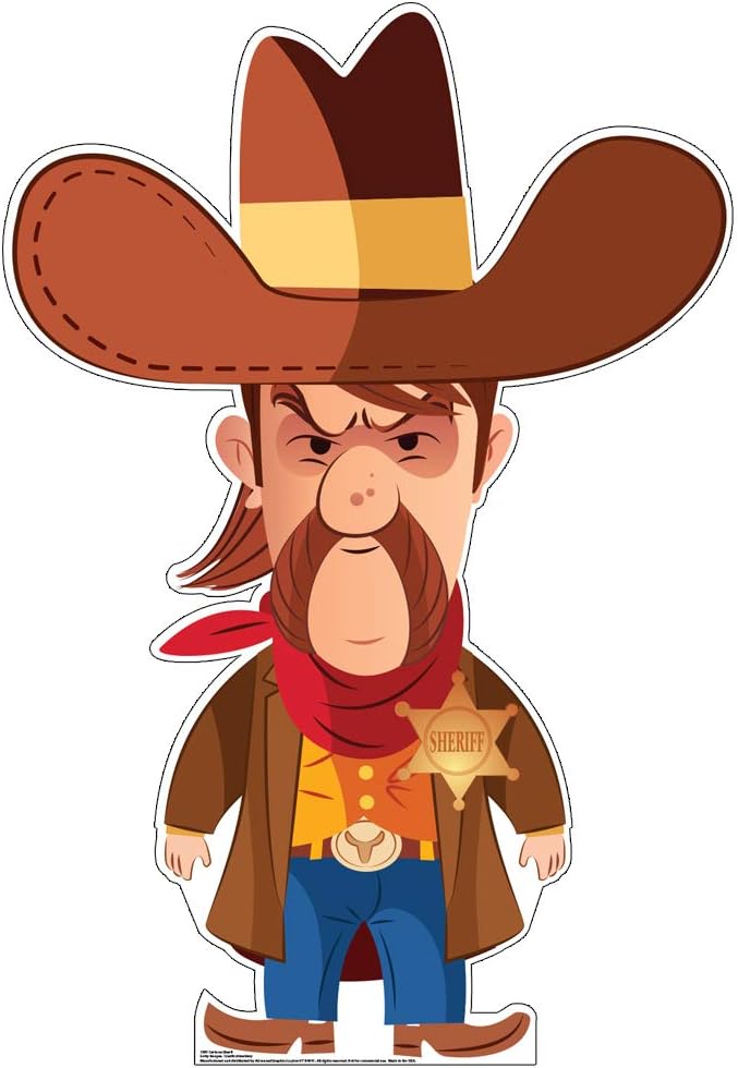 Cowboy Stand-in Cardboard Cutout Standup Pack of 2 N106738