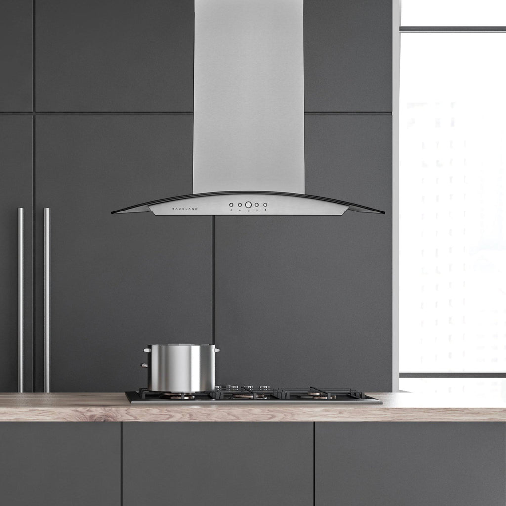 30x22 600 CFM Convertible Island Range Hood in Stainless Steel E663