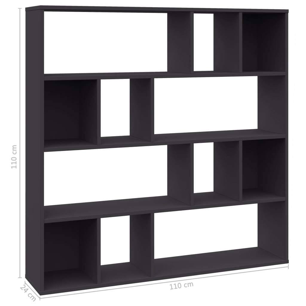 Concrete Gray Room Divider Book Cabinet Chipboard C2532