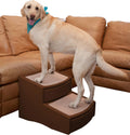 Pet Stairs, 2 Step, Extra Wide, Removable Carpet, Pack of 2 M625360