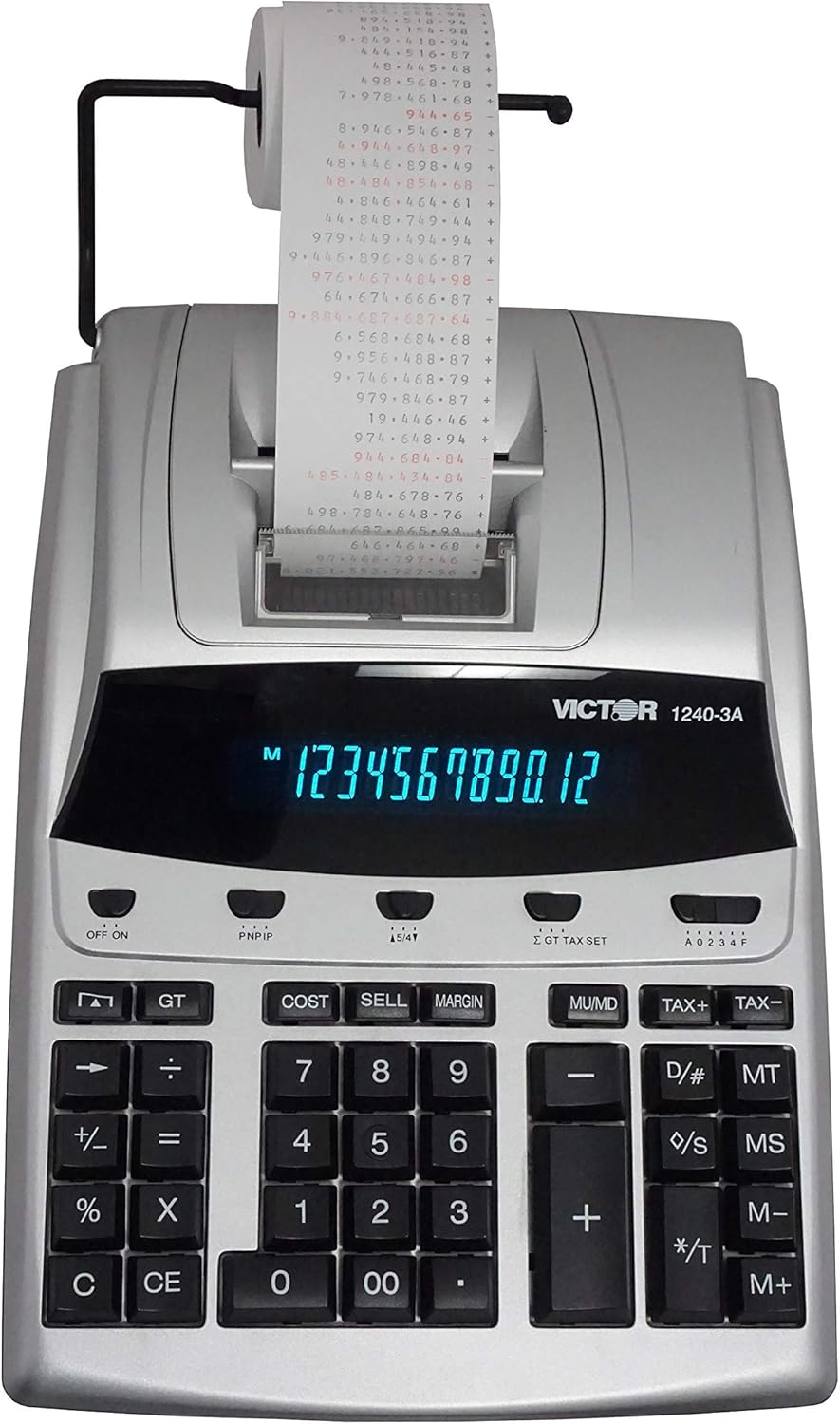 12 Digit Heavy Duty Commercial Printing Calculator W529