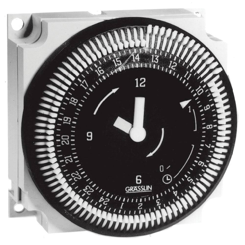 Electromechanical Timer, 24-Hour, SPDT H513