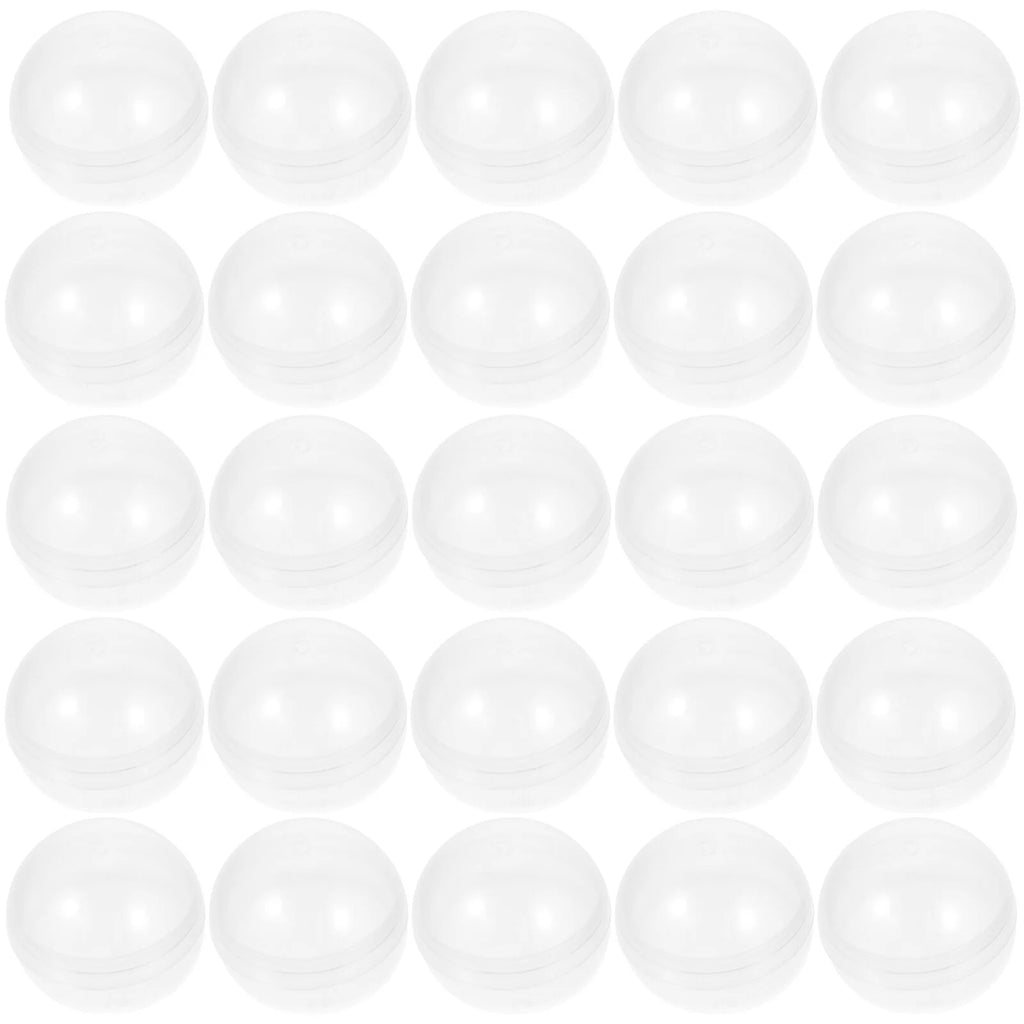 100pcs Clear Plastic Fillable Balls J64644