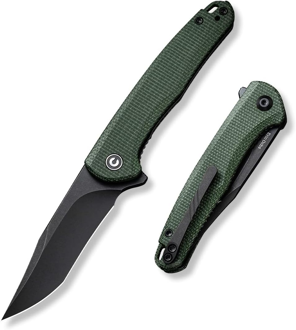 Mini Sandbar Liner Lock Folding Knife with Titanium Pocket Clip G8189