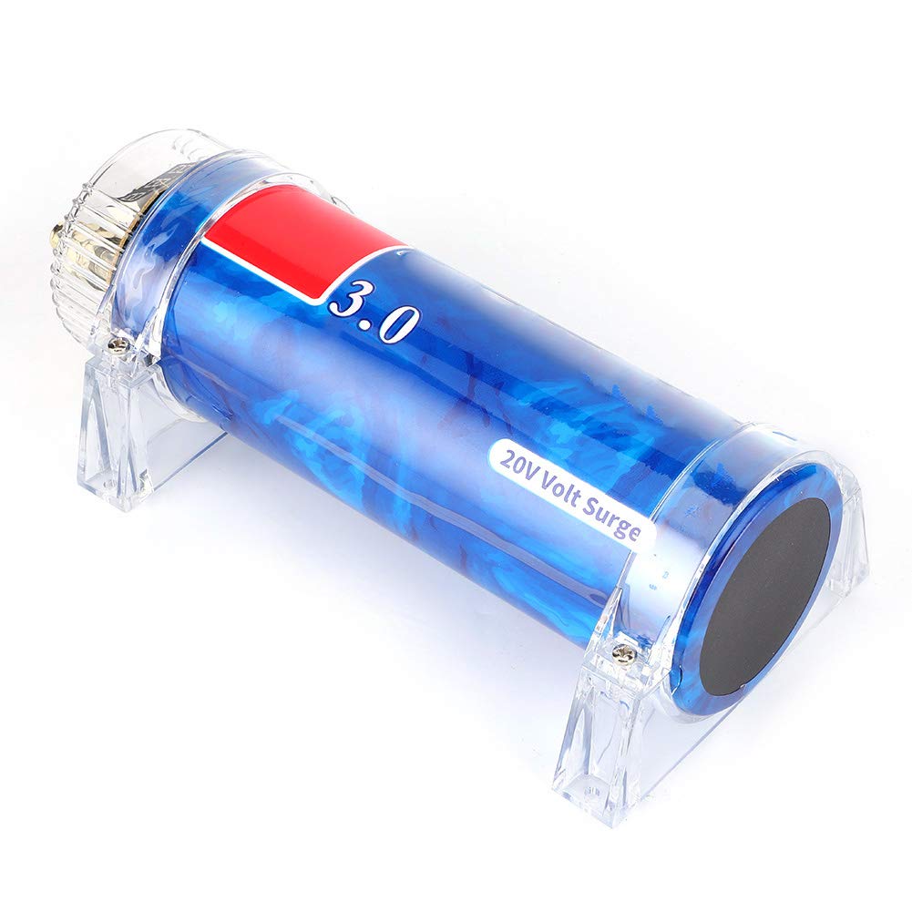 3.0 Farad Aluminum Alloy Car Audio Capacitor Pack of 2 P8242