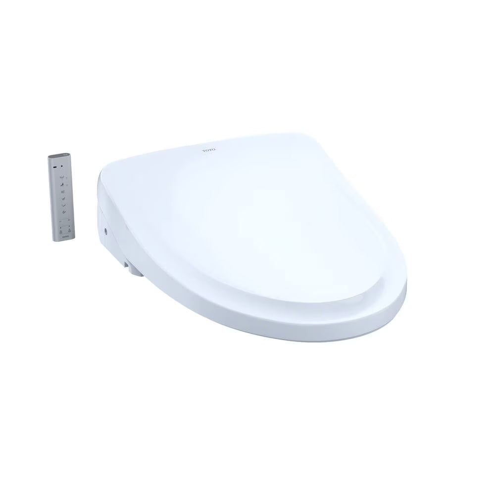Cotton White Elongated Bidet Toilet Seat U683986