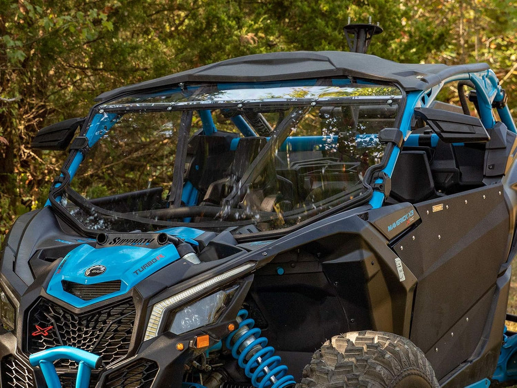 Heavy Duty Clear Full Windshield with Intrusion Bar, 1/4 Thick Polycarbonate R8068