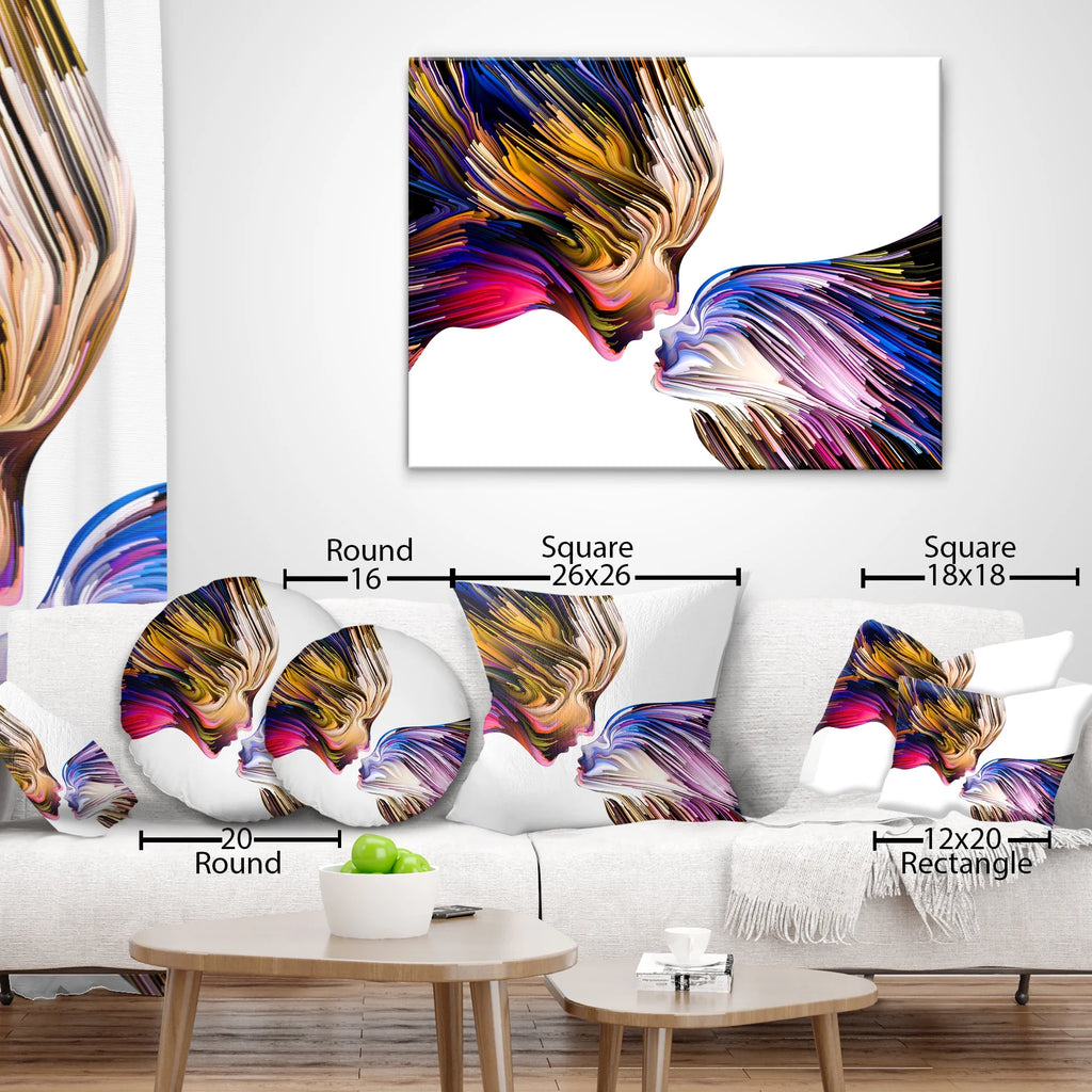 Light in Antelope Canyon Landscape Photo Throw Pillow U790646