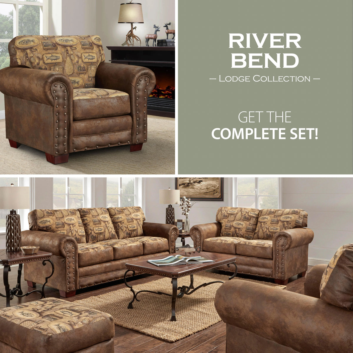 Arm Chair with Ottoman D602