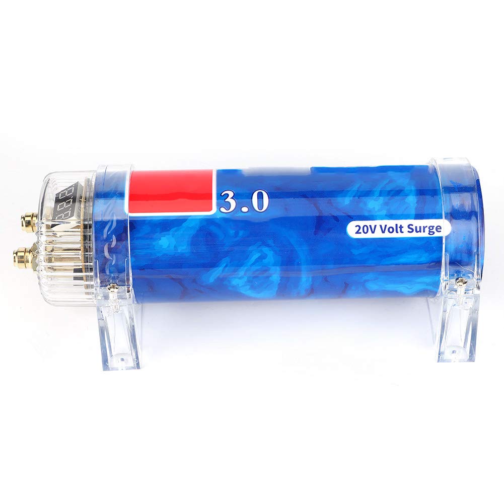 3.0 Farad Aluminum Alloy Car Audio Capacitor Pack of 2 P8242
