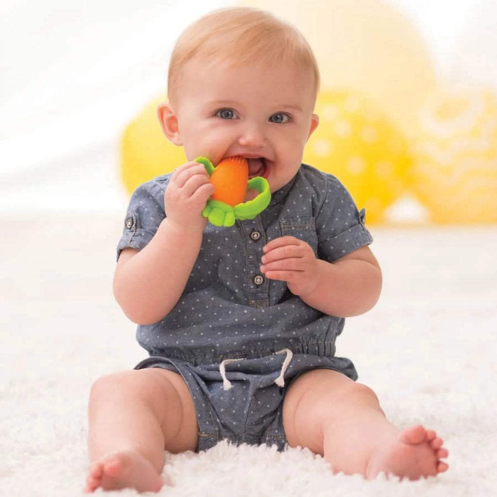 Orange Carrot Baby Teething Toy X300854