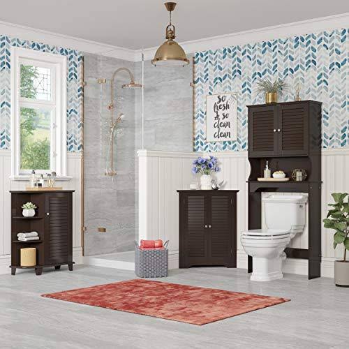 3-Shelf Corner Cabinet Espresso Q364981