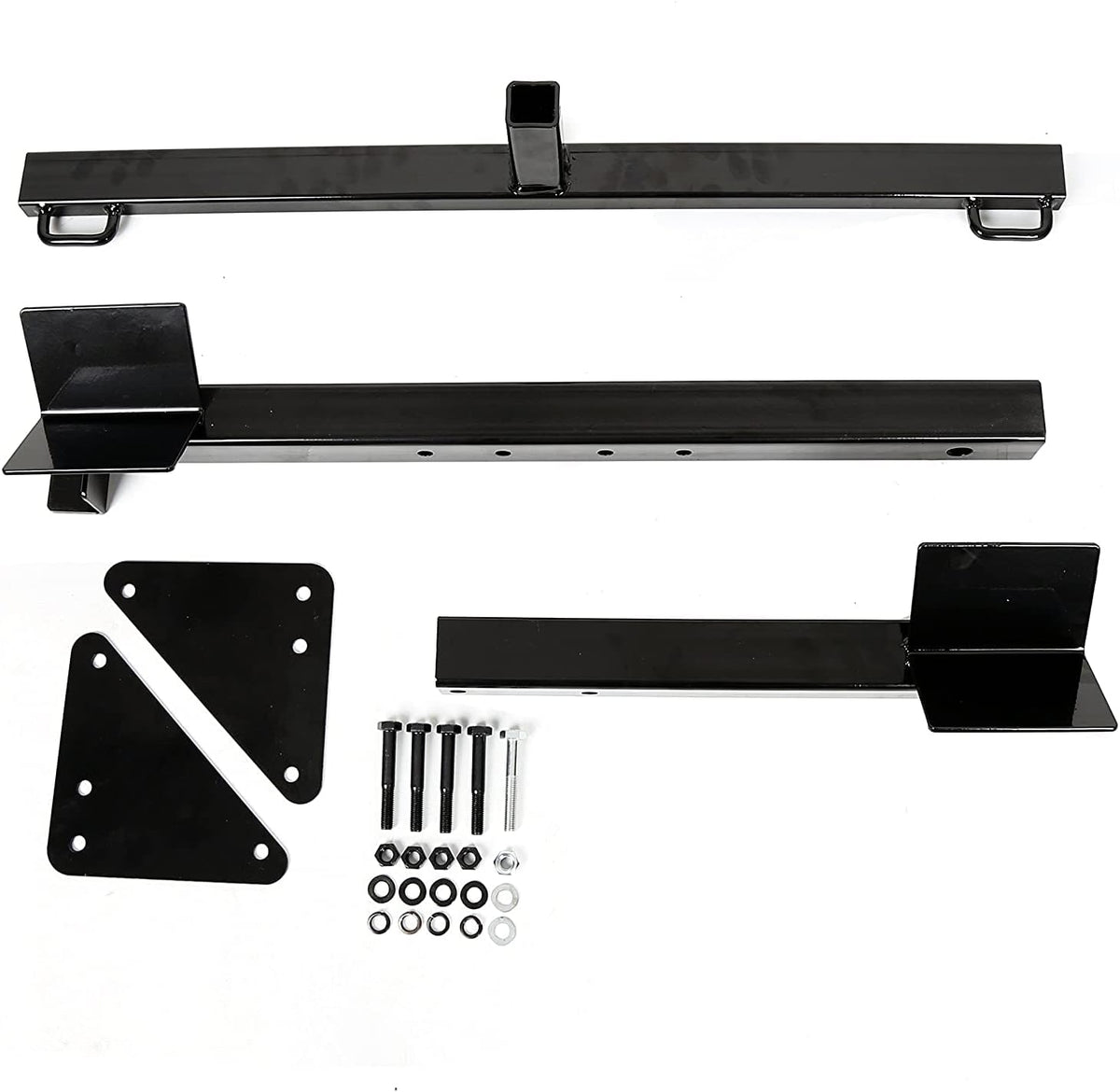 Black Motorcycle Trailer Carrier Tow Hitch Rack K58199
