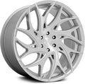 26x10 6x5.5" +25mm Silver Wheel Rim Y963