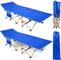 2 Pack 450lbs Max Load Camping Cot with Carry Bag E94485