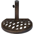 Half Cast Iron Free Standing Umbrella Base X562961