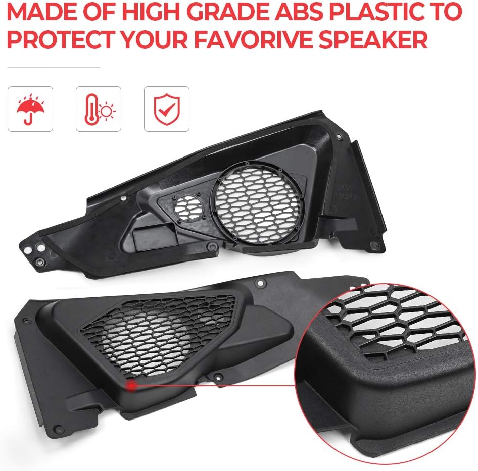 6.5" Front Door Speaker Pods Panels T6771