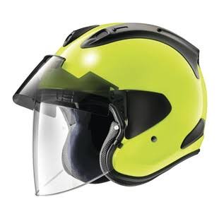 Hi-Viz Yellow Motorcycle Helmet N6151