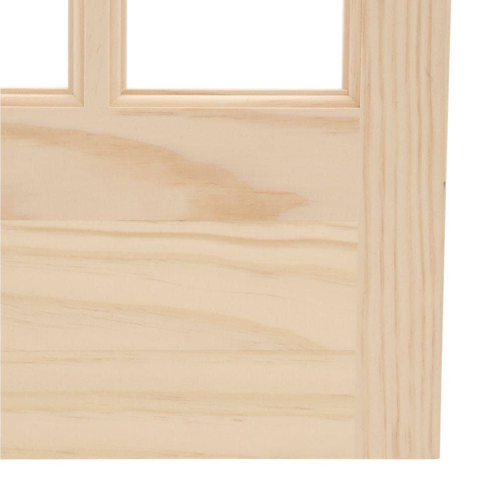 Unfinished Pine Solid Core Wood Bi-Fold Door Z7144