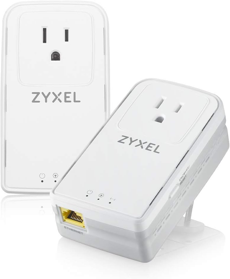 1300 Mbps MIMO Powerline Gigabit Ethernet Adaptor Pack of 2 Q219