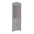 Taupe Free-Standing Linen Cabinet N8714