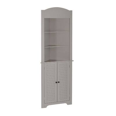 Taupe Free-Standing Linen Cabinet N8714