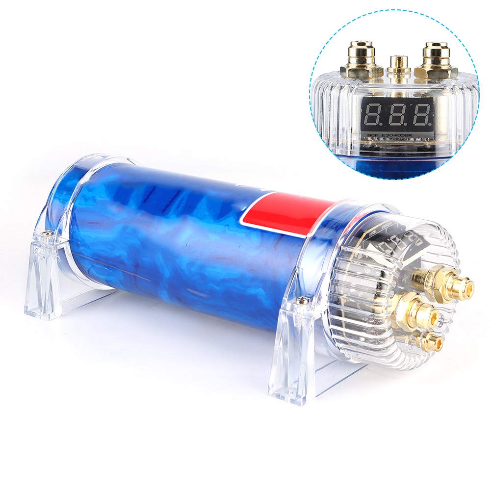 3.0 Farad Aluminum Alloy Car Audio Capacitor Pack of 2 P8242