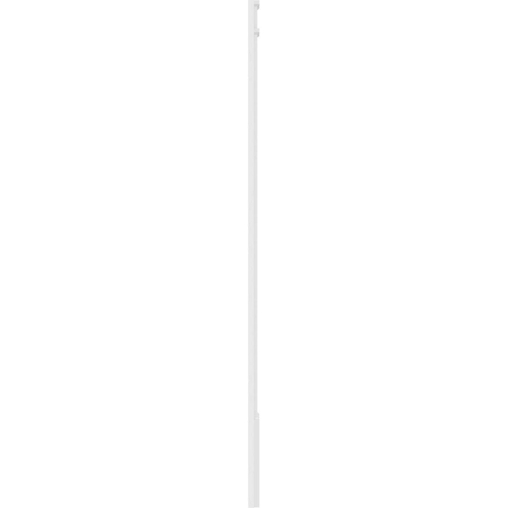 Two Equal Flat Panel PVC Pilaster with Capital and Base (Pair) O18762