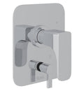 Polished Nickel Pressure Balance Trim with Diverter N7113