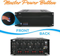 4 Multi-Zone Stereo Amplifier, 19” Rack Mount, 8000 Watts J22862