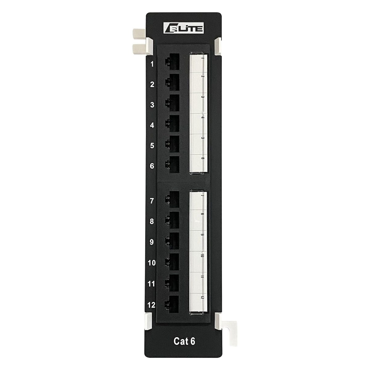 12-Port Vertical Patch Panel with 89D Bracket, Pack of 2 P257