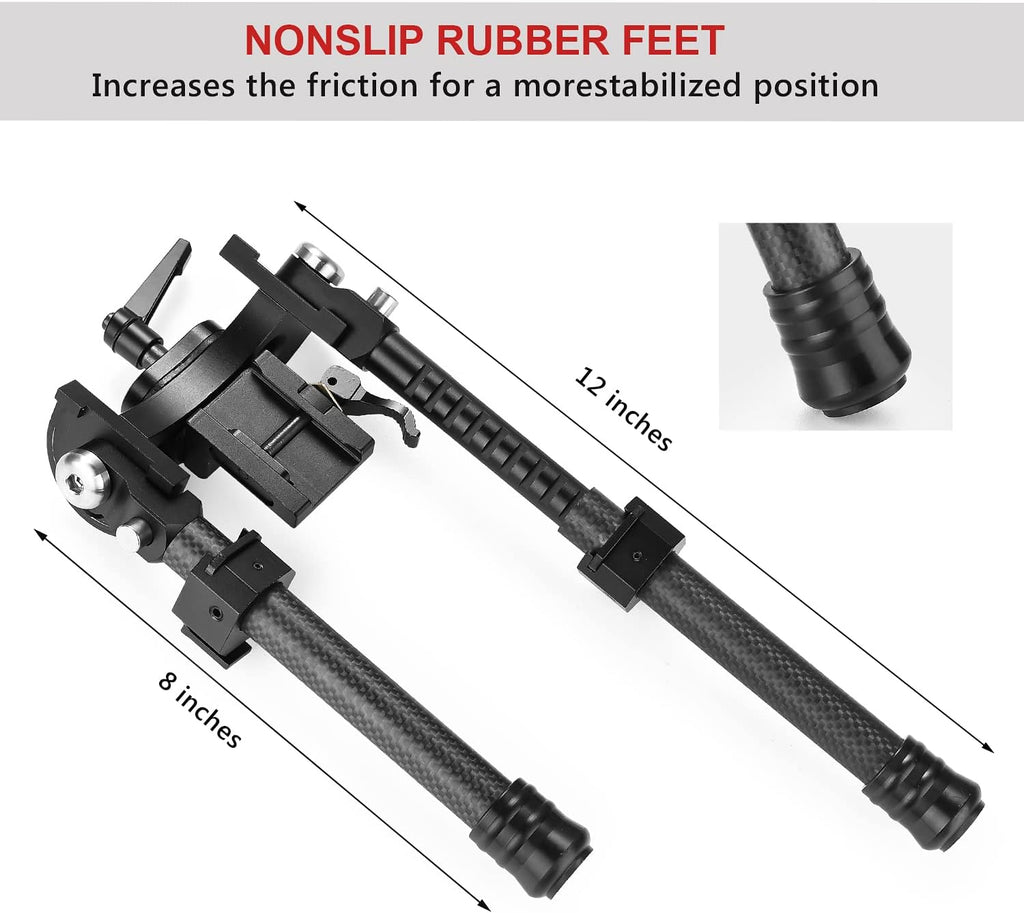 Carbon Fiber Adjustable Bipod C7092
