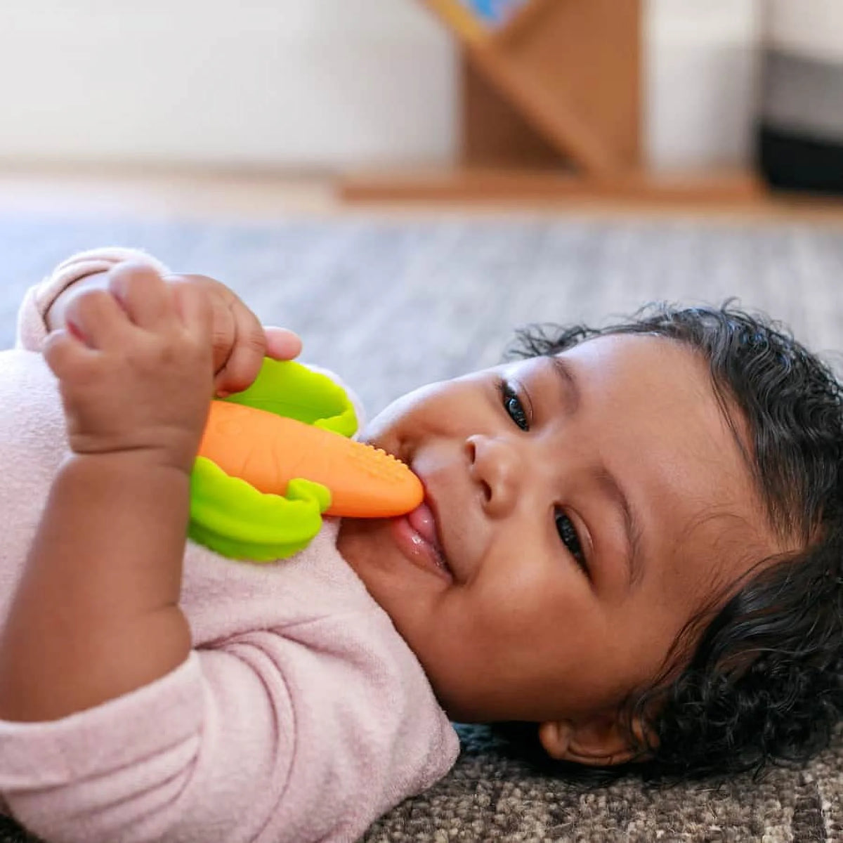 Orange Carrot Baby Teething Toy X300854