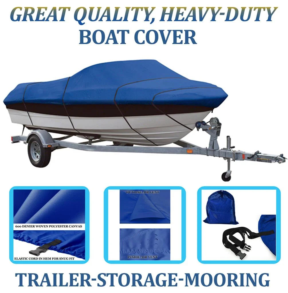 Boat Cover for Crestliner Canadian 1650 O/B 2009-2011 Q1301